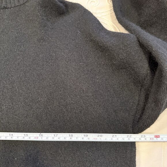 Endless Rose Embellished Neck Sweater Black Size Small Wool Blend Pullover Chic - Picture 9 of 10